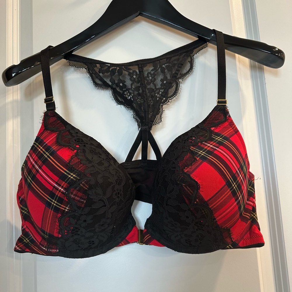 Front-close Strappy Back Boost Plunge